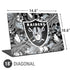 NFL Las Vegas Raiders Tropical Print Universal Laptop 18in (14.6 x 10.6in) Skin