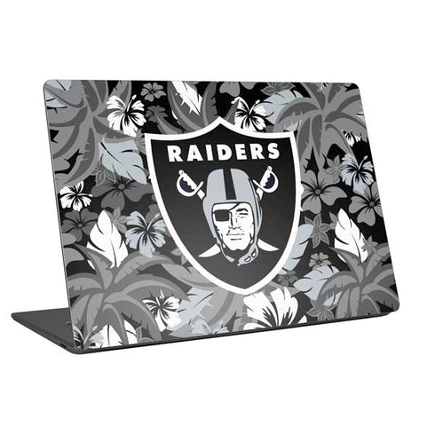 NFL Las Vegas Raiders Tropical Print Universal Laptop 18in (14.6 x 10.6in) Skin