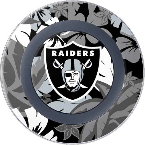 NFL Las Vegas Raiders Tropical Print Wireless Charger Skin