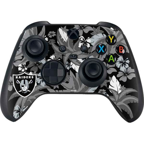 NFL Las Vegas Raiders Tropical Print Xbox Series X Bundle Skin