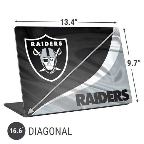 NFL Las Vegas Raiders Universal Laptop 16.6in (13.4 x 9.7in) Skin