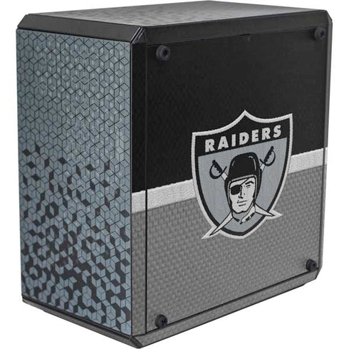 NFL Las Vegas Raiders Vintage Cooler Master MasterBox Q300L Mini Tower Skin