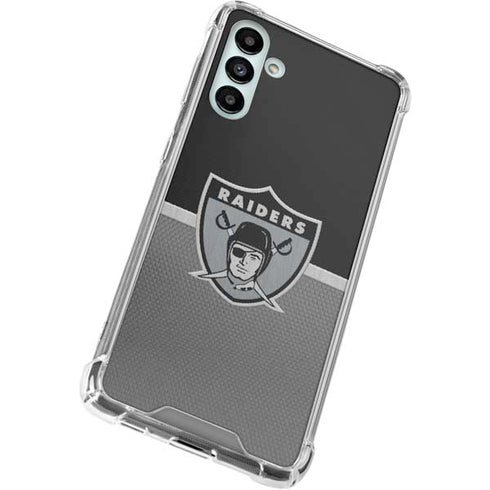NFL Las Vegas Raiders Vintage Galaxy A13 5G Clear Case
