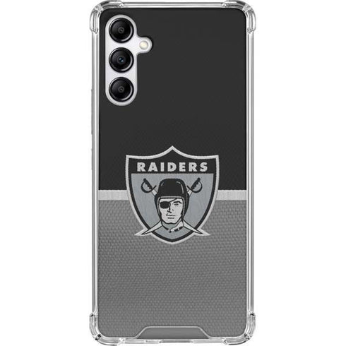 NFL Las Vegas Raiders Vintage Galaxy A14 5G Clear Case