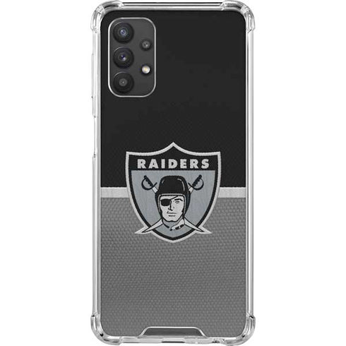 NFL Las Vegas Raiders Vintage Galaxy A32 5G Clear Case