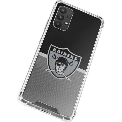 NFL Las Vegas Raiders Vintage Galaxy A32 5G Clear Case