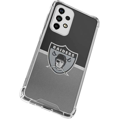 NFL Las Vegas Raiders Vintage Galaxy A33 5G Clear Case