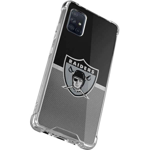 NFL Las Vegas Raiders Vintage Galaxy A51 5G Clear Case