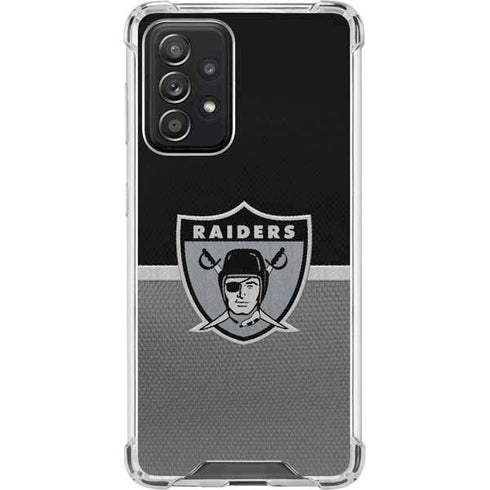NFL Las Vegas Raiders Vintage Galaxy A52 5G Clear Case
