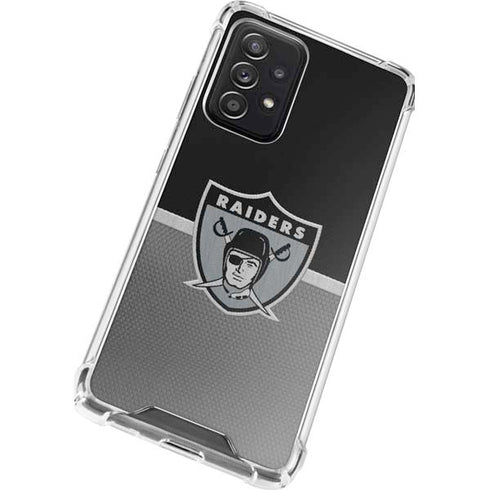 NFL Las Vegas Raiders Vintage Galaxy A52 5G Clear Case