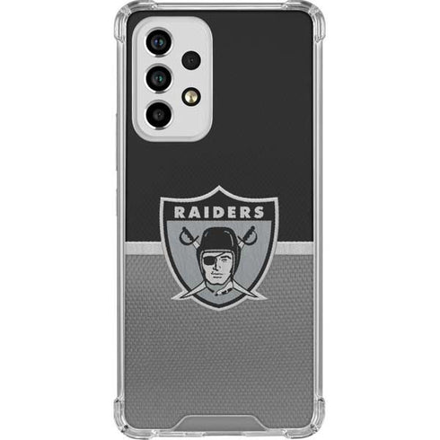 NFL Las Vegas Raiders Vintage Galaxy A53 5G Clear Case