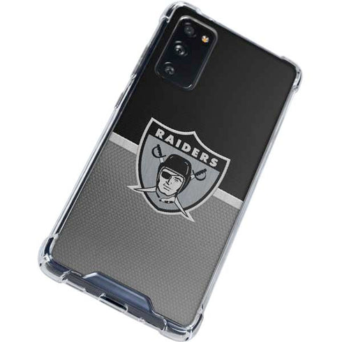 NFL Las Vegas Raiders Vintage Galaxy S20 FE Clear Case
