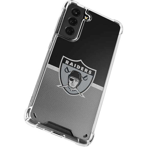 NFL Las Vegas Raiders Vintage Galaxy S21 5G Clear Case