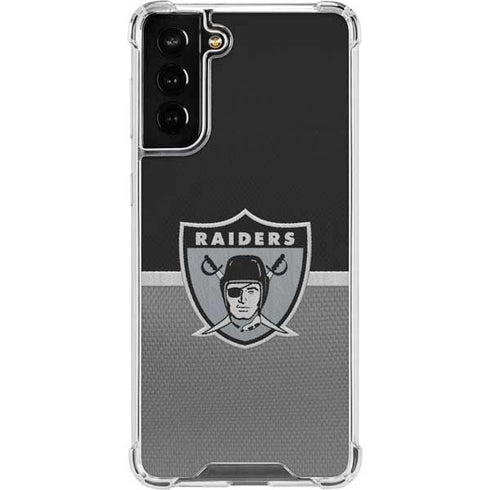 NFL Las Vegas Raiders Vintage Galaxy S21 FE Clear Case