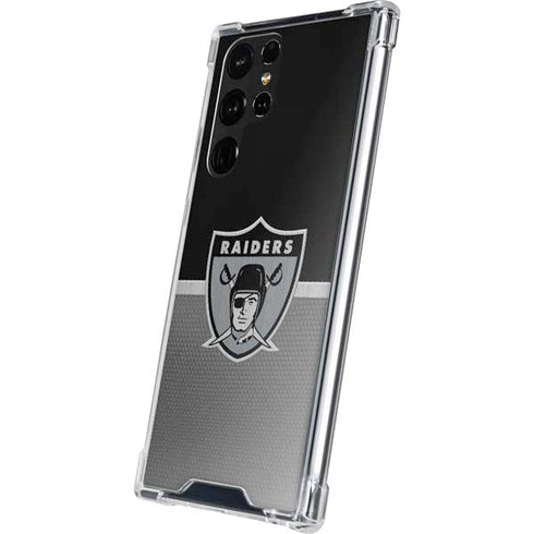 NFL Las Vegas Raiders Vintage Galaxy S22 Ultra Clear Case