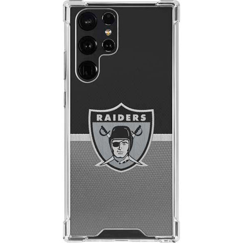 NFL Las Vegas Raiders Vintage Galaxy S22 Ultra Clear Case