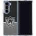 NFL Las Vegas Raiders Vintage Galaxy Z Fold5 5G Clear Case