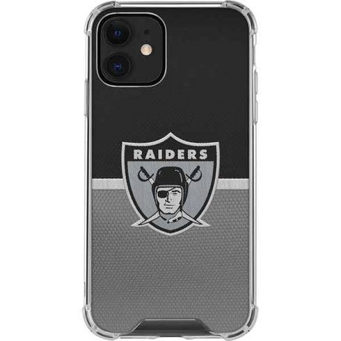 NFL Las Vegas Raiders Vintage iPhone 12 Clear Case