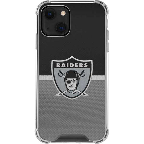 NFL Las Vegas Raiders Vintage iPhone 13 Mini Clear Case