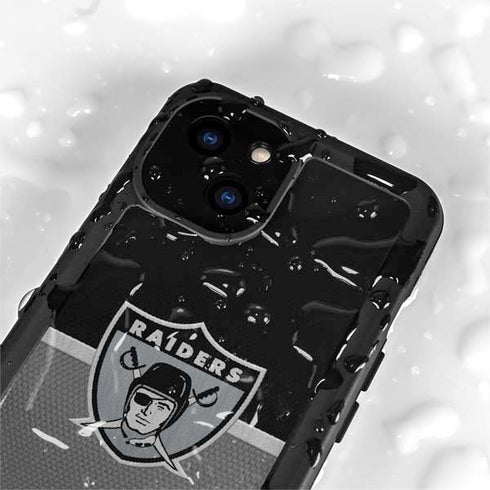 NFL Las Vegas Raiders Vintage iPhone 13 Mini Waterproof Case