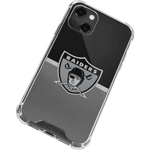 NFL Las Vegas Raiders Vintage iPhone 15 Plus Clear Case