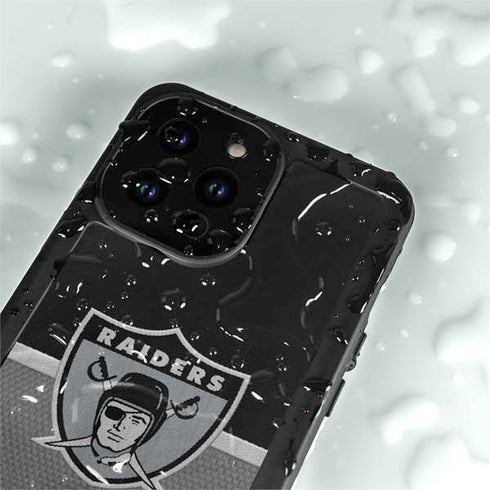 NFL Las Vegas Raiders Vintage iPhone 14 Pro Max Waterproof Case
