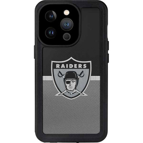 NFL Las Vegas Raiders Vintage iPhone 14 Pro Waterproof Case