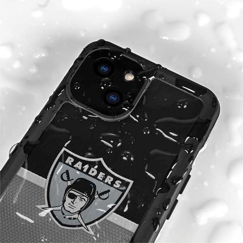 NFL Las Vegas Raiders Vintage iPhone 15 Waterproof Case