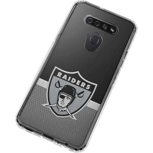 NFL Las Vegas Raiders Vintage LG K51/Q51 Clear Case