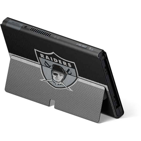 NFL Las Vegas Raiders Vintage Nintendo Switch OLED (2021) Skin