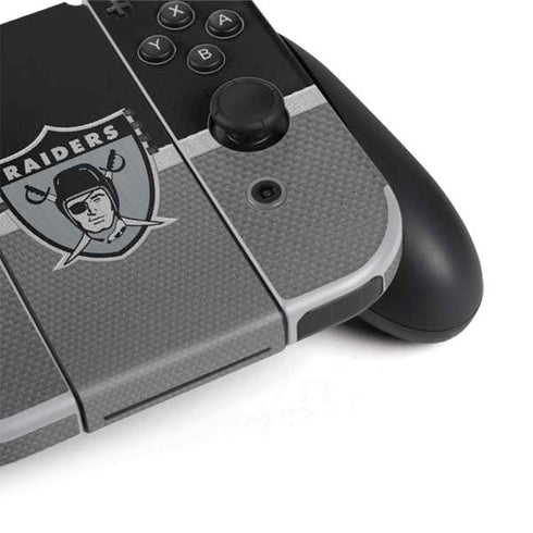 NFL Las Vegas Raiders Vintage Nintendo Switch OLED (2021) Skin