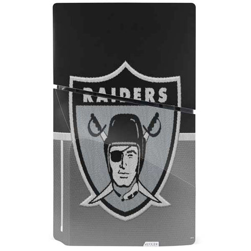 NFL Las Vegas Raiders Vintage PS5 Slim Disk Bundle Skin