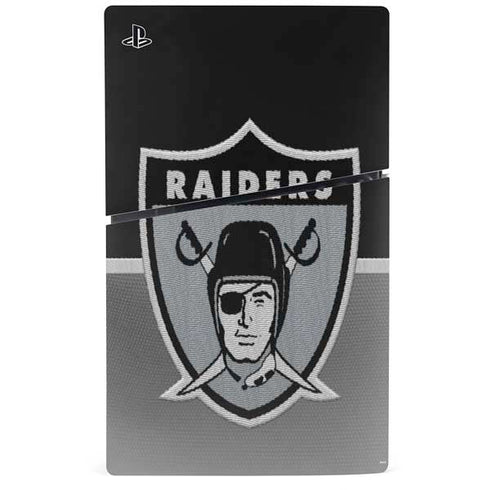 NFL Las Vegas Raiders Vintage PS5 Slim Disk Console Skin