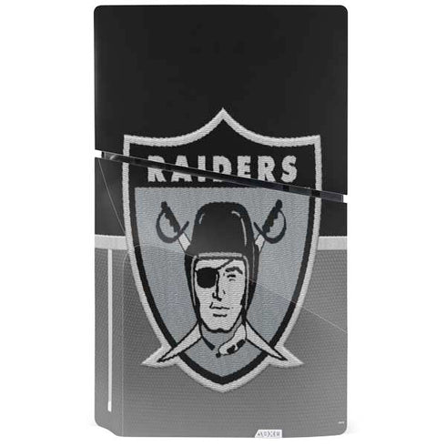 NFL Las Vegas Raiders Vintage PS5 Slim Disk Console Skin