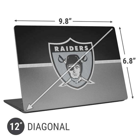 NFL Las Vegas Raiders Vintage Universal Laptop 12in (9.8 x 6.8in) Skin