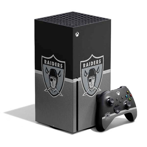 NFL Las Vegas Raiders Vintage Xbox Series X Bundle Skin