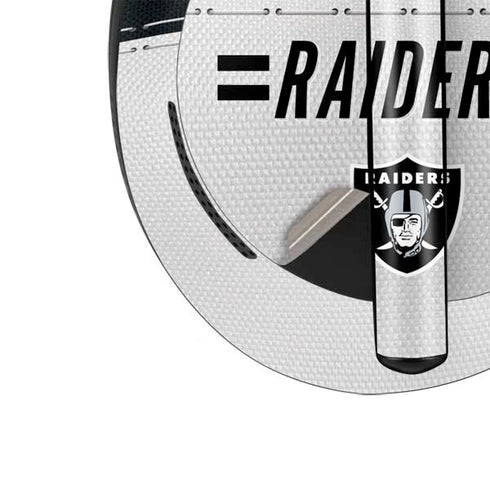 NFL Las Vegas Raiders White Striped Bose Noise Cancelling Headphones 700 Skin