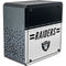 NFL Las Vegas Raiders White Striped Cooler Master MasterBox Q300L Mini Tower Skin