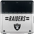 NFL Las Vegas Raiders White Striped Cooler Master MasterBox Q300L Mini Tower Skin