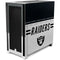 NFL Las Vegas Raiders White Striped Corsair 4000D Tempered Glass Mid-Tower ATX Case Skin