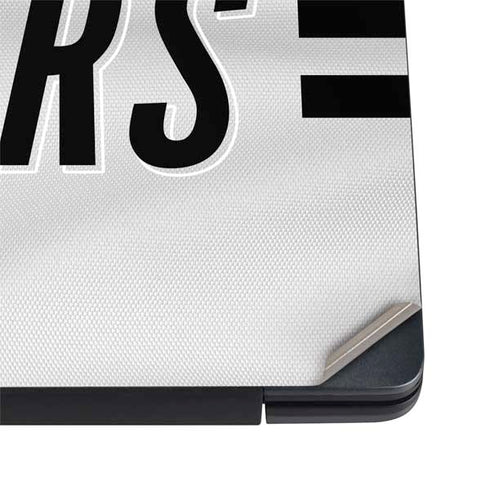 NFL Las Vegas Raiders White Striped Dell Vostro Skin