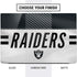 NFL Las Vegas Raiders White Striped Dell Vostro Skin