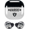 NFL Las Vegas Raiders White Striped Galaxy Buds Pro Skin