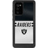 NFL Las Vegas Raiders White Striped Galaxy Note20 5G Waterproof Case