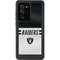 NFL Las Vegas Raiders White Striped Galaxy Note20 Ultra 5G Waterproof Case