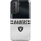 NFL Las Vegas Raiders White Striped Galaxy S21 5G Pro Case
