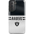 NFL Las Vegas Raiders White Striped Galaxy S21 5G Pro Case