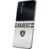 NFL Las Vegas Raiders White Striped Galaxy S21 5G Skin