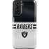 NFL Las Vegas Raiders White Striped Galaxy S21 FE Pro Case