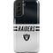 NFL Las Vegas Raiders White Striped Galaxy S21 Plus 5G Pro Case
